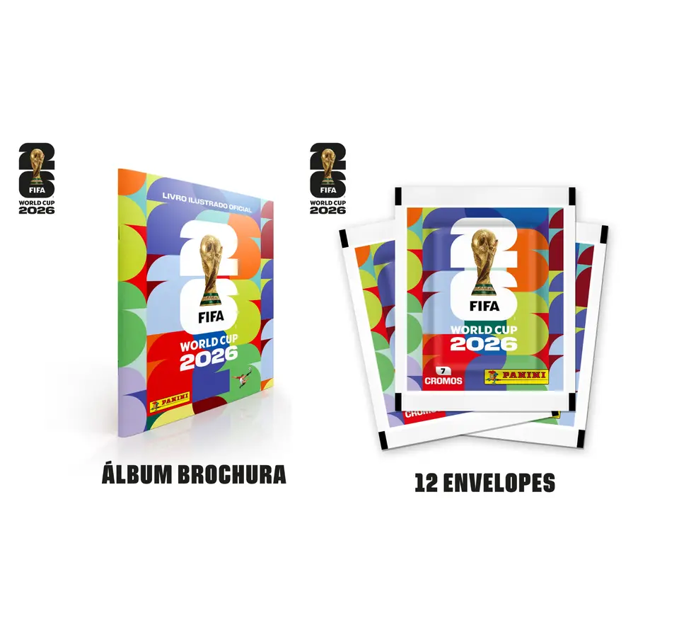 Álbum Capa Cartão + 12 Envelopes